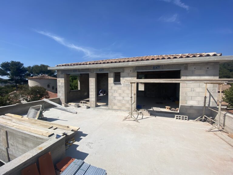 Construction d’une villa à Sanary (83)